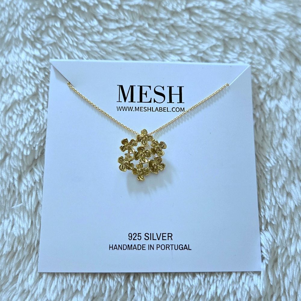 MESH "Lil Garden"💐 Pendant Necklace - NIB - Picture 2 of 16